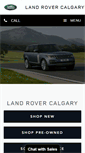 Mobile Screenshot of landrovercalgary.com